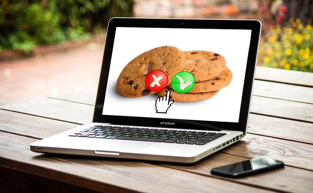 Illustration showing different cookie types with icons and labels